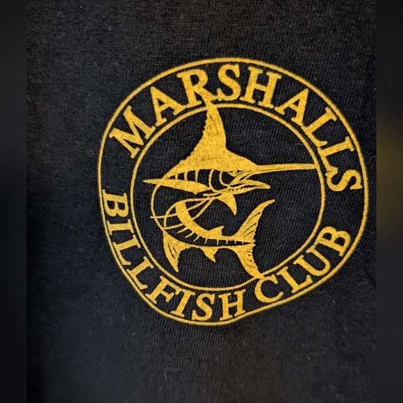 Black T-Shirt with Gold Graphic - Picture 2 of 6